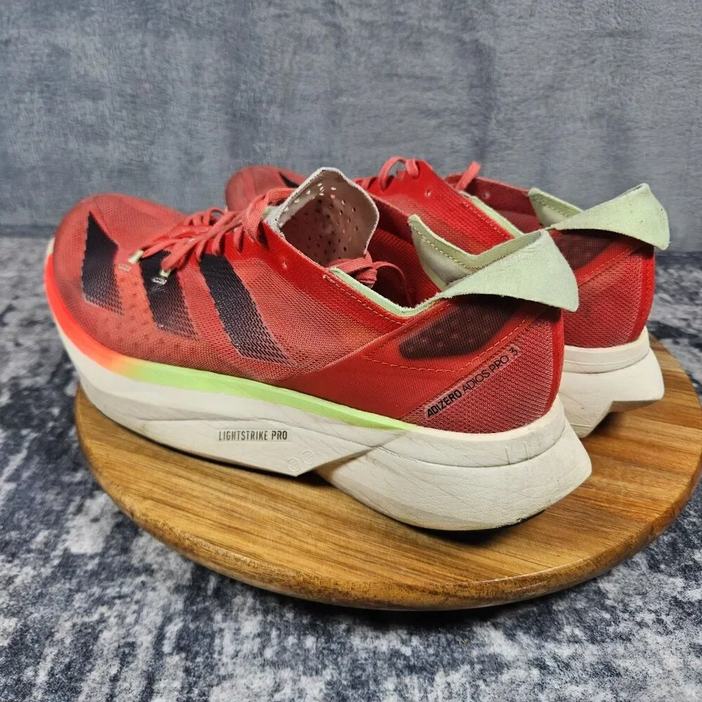 Adidas Adizero Adios Pro 3 ‘Ekiden Pack’ Running Shoes Men 10.5 Solar Red IG6443